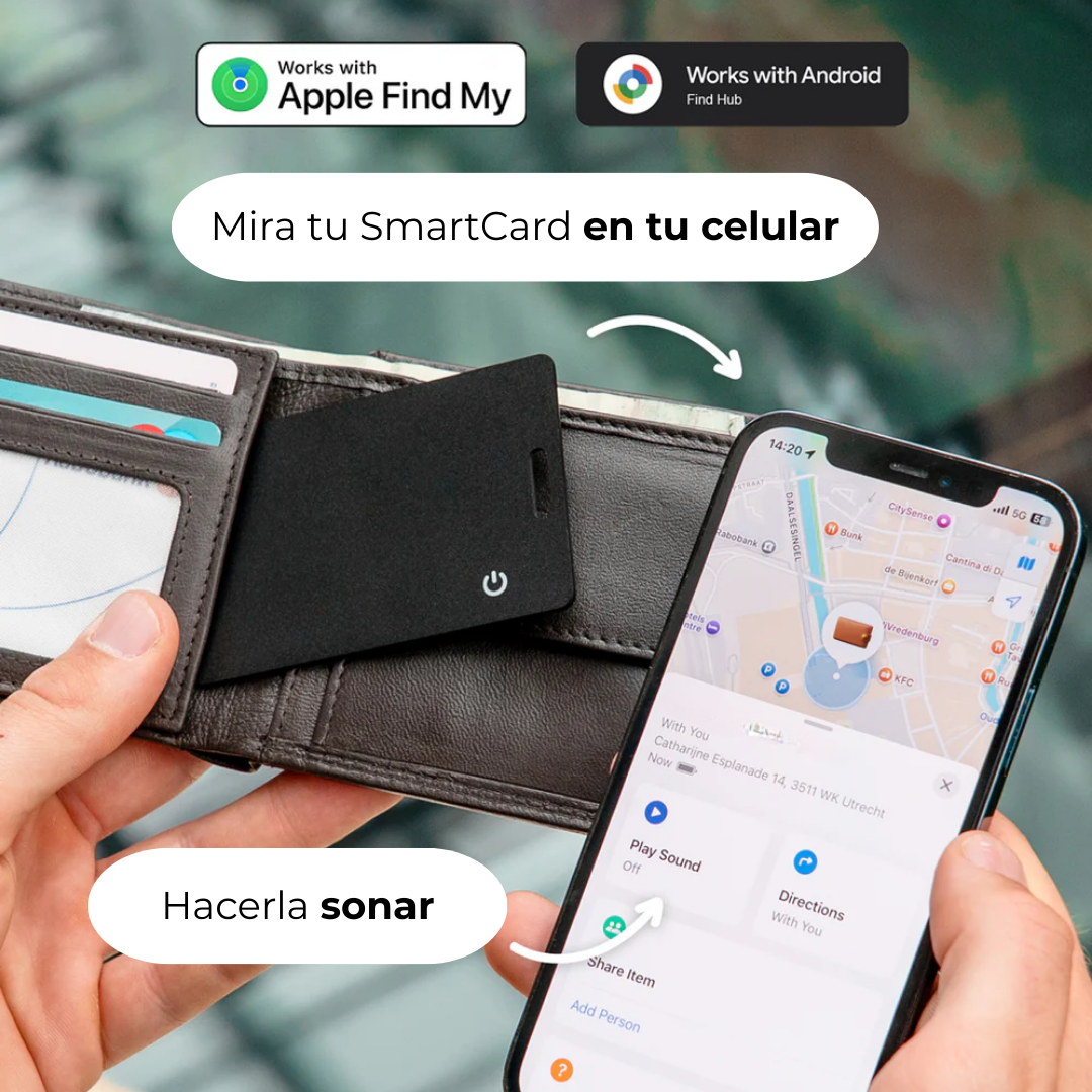SmartCard™ Tu tarjeta localizadora inteligente.